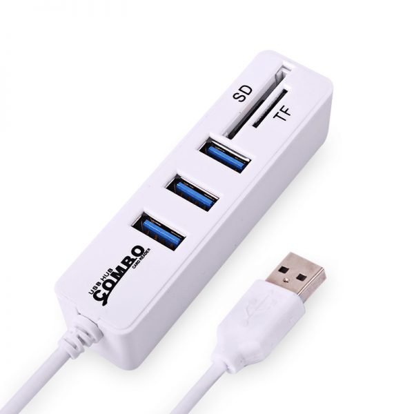Mini USB Hub 3.0 Multi USB Splitter 3 Ports + 2 Card Reader Portable Hub Combo All In One SD/TF For Computer Laptop Accessories - Image 3