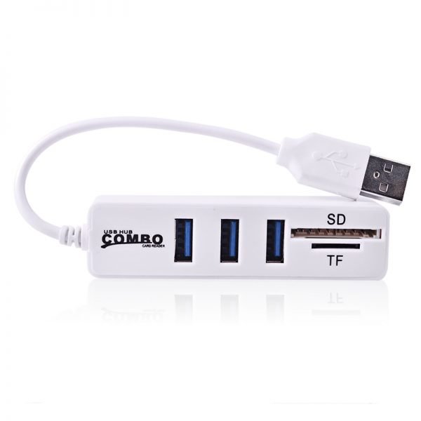 Mini USB Hub 3.0 Multi USB Splitter 3 Ports + 2 Card Reader Portable Hub Combo All In One SD/TF For Computer Laptop Accessories - Image 5