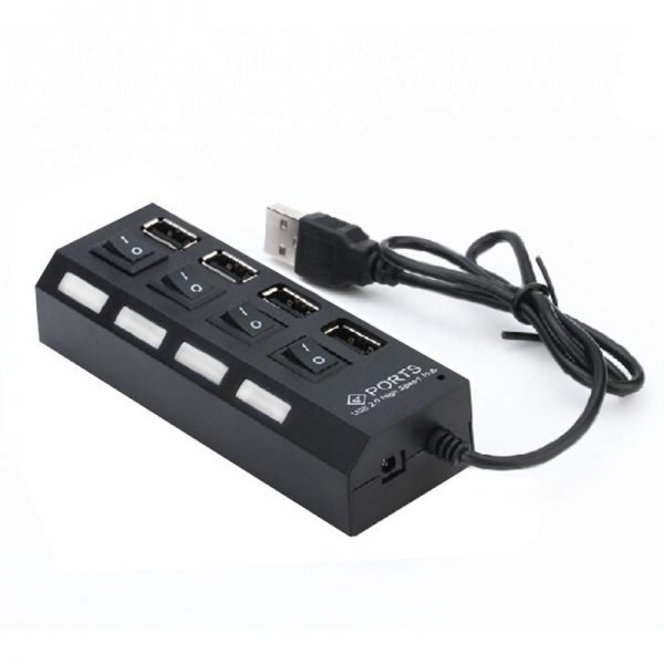 Multi USB Hub 2.0 Mini Hub USB Splitter 4/7 USB Ports With ON/OFF Switch Hab Support Power High Speed PC Computer Accessories - Image 4