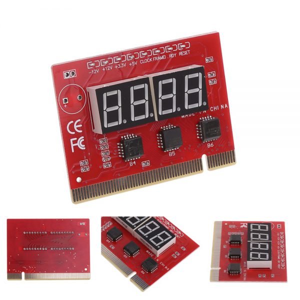 New Computer Analysis PCI POST Card Motherboard LED 4-Digit Diagnostic Test PC Analyzer Network Repair Tool Kit Brand New - Image 2