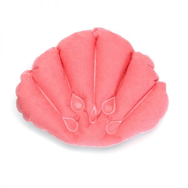 New Cups Shell Shaped Neck Bathtub Cushion Random Color Bathroom Accessories Bathroom Products Home Spa Inflatable Bath Pillow - Image 2