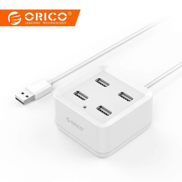 ORICO USB2.0 HUB 4 Port USB HUB USB Splitter Power Adapter for iMac Computer Laptop Accessories HUB USB 2.0 with 100/150cm Cable