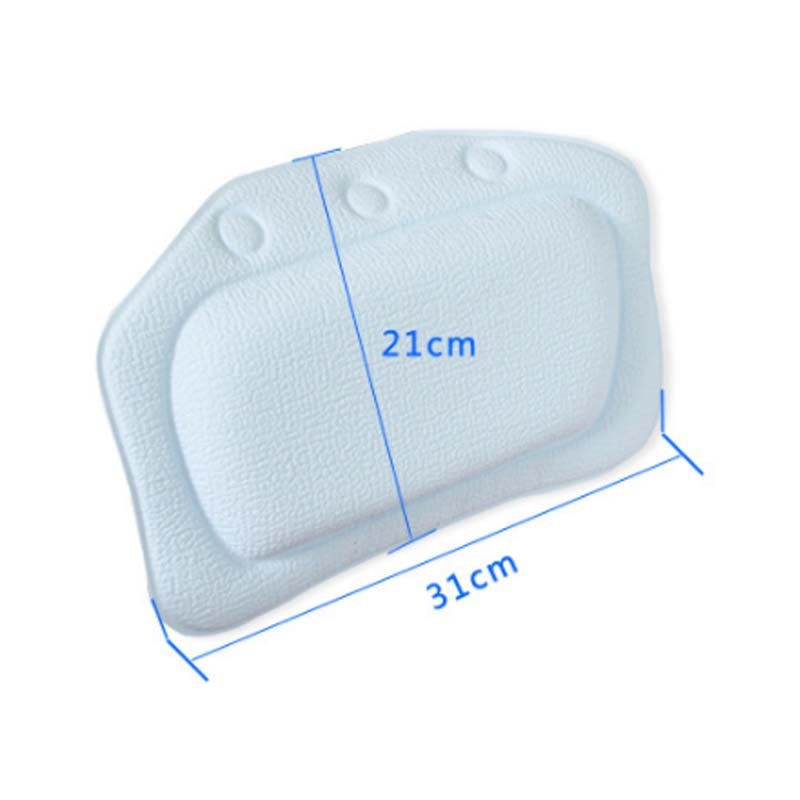 PVC Foam Bathroom Accessories Spa Bath Pillows Bath Pillow 1PC Waterproof Sponge Head Cushion Tub Headrest Bathtub Pillow - Image 6