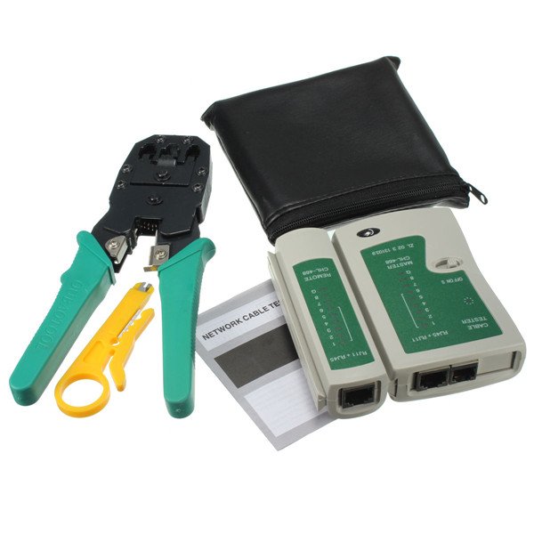 Portable 3 in 1 High Speed RJ45 RJ11 RJ12 CAT5/E LAN Network Kit Utp Cable Tester Plier Crimper Plug Clamp Computer HandTool Set - Image 2
