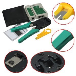Portable 3 in 1 High Speed RJ45 RJ11 RJ12 CAT5/E LAN Network Kit Utp Cable Tester Plier Crimper Plug Clamp Computer HandTool Set