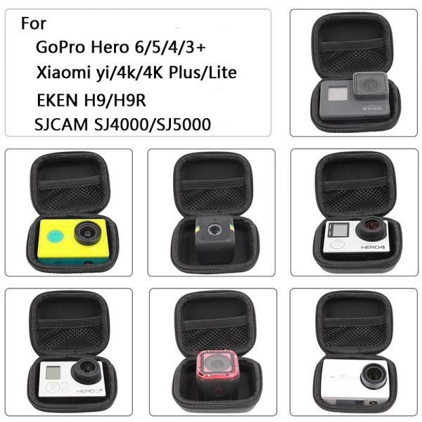 Portable Mini Box Xiaoyi Bag Sport Camera waterproof Case For Xiaomi Yi 4K Gopro Hero 7 6 5 4 3 SJCAM Sj4000 EKEN H9 Accessories - Image 6