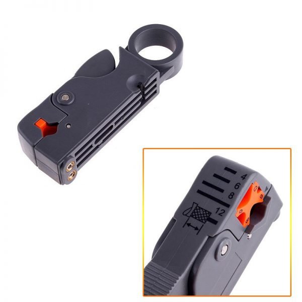 Rotary Coaxial Cable Wire Stripping Stripper Cutter Stripper for RG59/6/58 Network Tool Computer Networking Drop Shipping - Image 3