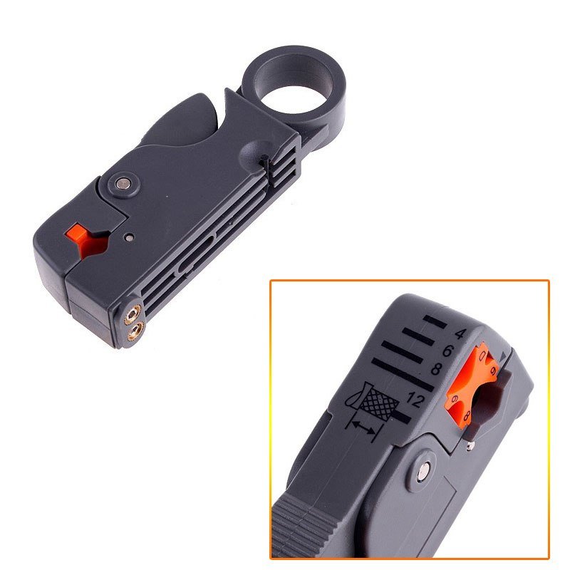 Rotary Coaxial Cable Wire Stripping Stripper Cutter Stripper for RG59/6/58 Network Tool Computer Networking Drop Shipping - Image 3