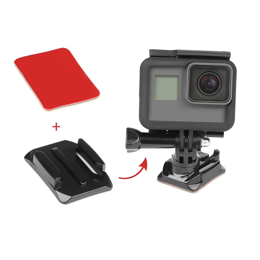 SHOOT Flat Curved Base Mount and Adhesive Stickers Mount for GoPro Hero 7 5 6 Xiaomi Yi 4K Sjcam Sj4000 Go Pro Hero 6 Accessory - Image 6