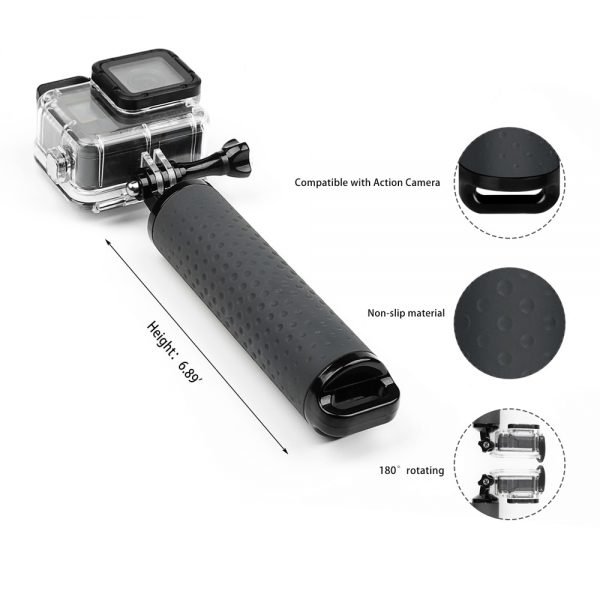 SHOOT Waterproof Floating Hand Grip Antislip Sport Floaty Bobber for GoPro Hero 7 6 5 4 Sjcam Yi Lite 4K Action Camera Accessory - Image 3