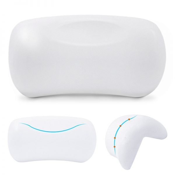 SPA Bath Pillow Non-slip  Bathtub Headrest Soft Waterproof Bath Pillows with Suction Cups Easy To Clean Bathroom Accessories - Image 3