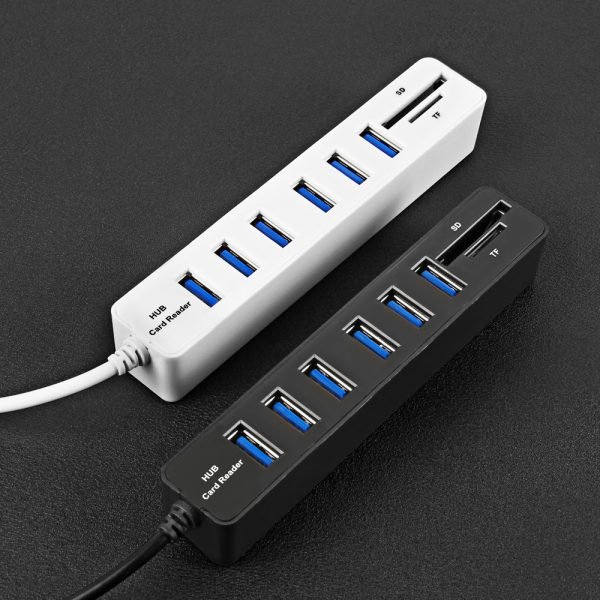 USB HUB 3.0 Combo Multi USB Splitter 3.0 HUB 3 USB Hab 3/6 Ports 2 In 1 SD/TF Card Reader Computer Accessories for PC Laptop - Image 6