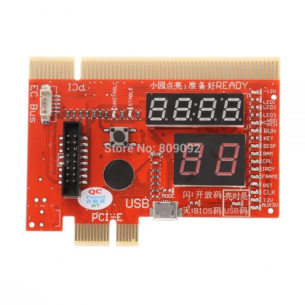 USB/PCI/PCIE/MiniPCIE/LPC/EC Computer Motherboard Diagnostic Analyzer Tester Card For PC Notebook - Image 6