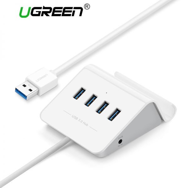 Ugreen USB 3.0 HUB with Phone Holder 4 Port USB HUB USB Splitter Power Adapter for iMac Computer Laptop Accessories HUB USB 3.0