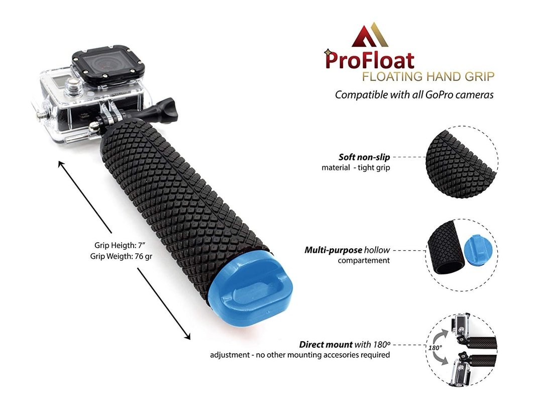 Waterproof Floating Hand Grip For GoPro Camera Hero 7 Session Hero 6 5 4 3+ 2 Water Sport Action Cameras Handler accessories - Image 5