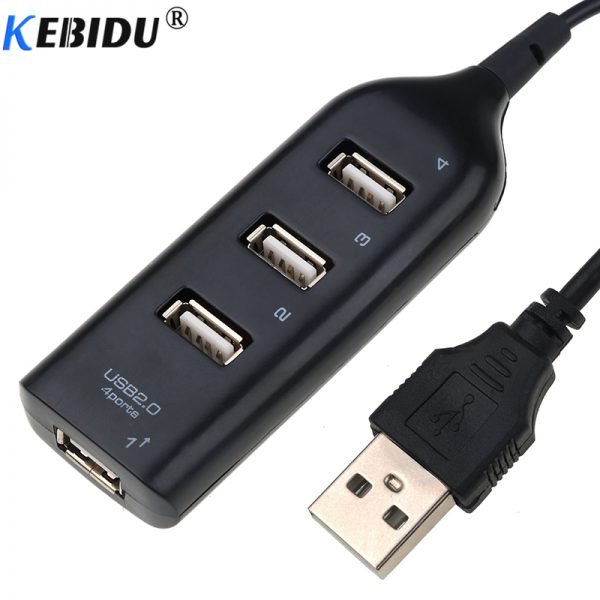 kebidu High Speed 4 Ports 2.0 USB HUB splitter Adapter Mini For Laptop PC Notebook Receiver Computer Peripherals Accessories - Image 4