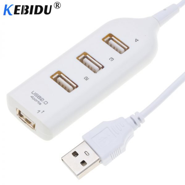 kebidu High Speed 4 Ports 2.0 USB HUB splitter Adapter Mini For Laptop PC Notebook Receiver Computer Peripherals Accessories - Image 5