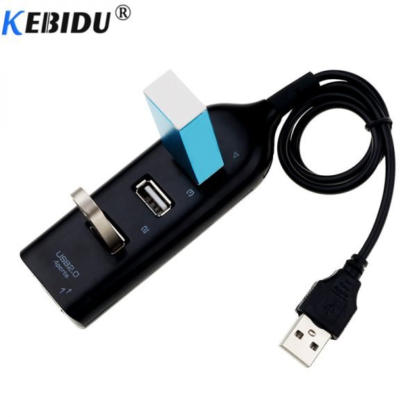 kebidu High Speed 4 Ports 2.0 USB HUB splitter Adapter Mini For Laptop PC Notebook Receiver Computer Peripherals Accessories - Image 6