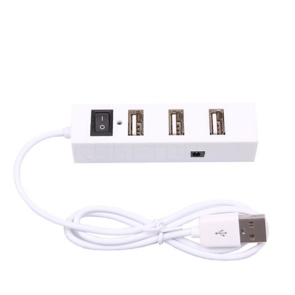 kebidumei High Speed Mini 4 Ports USB 2.0 Hub USB Port with Power Switch For Laptop PC Computer Laptop Peripherals Accessories - Image 4