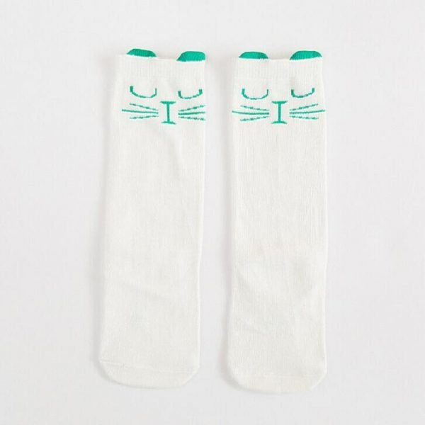 1 Pair Unisex Lovely Cute Cartoon Fox Kids baby Socks Knee Girl Boy Baby Toddler Socks animal infant Soft Cotton socks 0-3 Y - Image 6