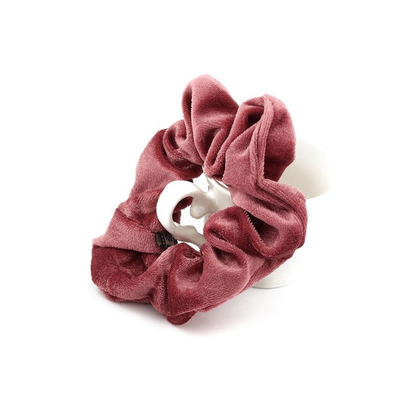 1PC Women Elegant Velvet Solid Elastic Hair Bands Ponytail Holder Scrunchies Tie Hair Rubber Band Headband Lady Hair Accessories - Image 6