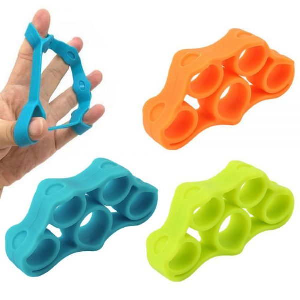 1Pcs Silicone Finger Gripper Strength Trainer Resistance Band Hand Grip Wrist Yoga Stretcher Finger Expander Exercise 3 colors - Image 4