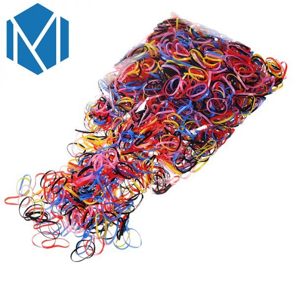 2000/600pcs/bag Child Baby Gum for Hair TPU Disposable Elastics Hair Bands Girls Ponytail Holder Rubber Bands Hair Accessories - Image 2