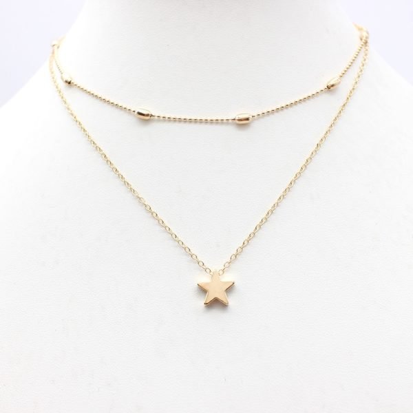 2019 Simple Love Heart Choker Necklace For Women Multi Layer Beads Chocker collar ras du cou collier femme Statement jewelry - Image 4