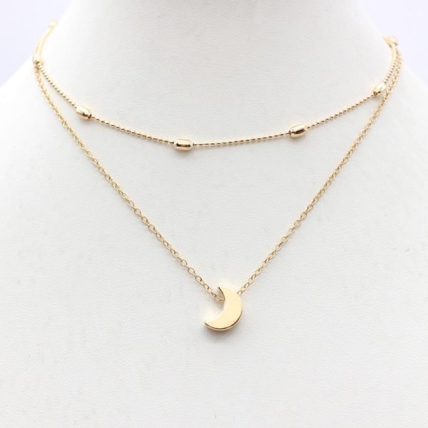 2019 Simple Love Heart Choker Necklace For Women Multi Layer Beads Chocker collar ras du cou collier femme Statement jewelry - Image 6