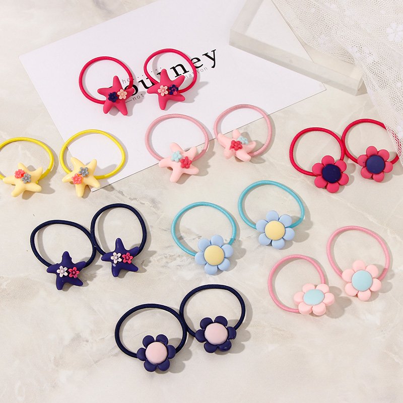 20pcs/Lot New Gift Box Packed Girls Cute Cartoon Elastic Hair Bands Headwear Scrunchies Rubber Bands Headbands Hair Accessories - Image 4