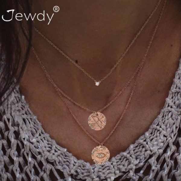 26 Styles Boho Shell Pendant Necklace for Women Long Chain Round Charm Statement Choker 2019 Collares Necklace Wedding Jewelry - Image 3