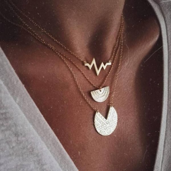 26 Styles Boho Shell Pendant Necklace for Women Long Chain Round Charm Statement Choker 2019 Collares Necklace Wedding Jewelry - Image 4