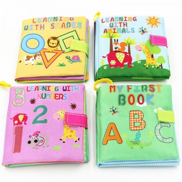 4 Style Baby Toys Soft Cloth Books Rustle Sound Infant Educational Stroller Rattle Toy Newborn Crib Bed Baby Toys 0-36 Months - Image 2