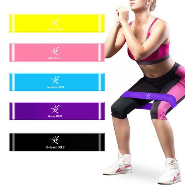 5 Colors Latex Resistance Bands Fitness Set Rubber Loop Bands Strength Training Workout Expander Gym Equipment Elastic Bands - Image 2