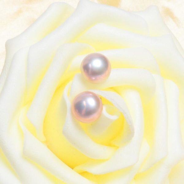 ASHIQI Natural Freshwater Pearl Stud Earrings For Women Real 925 Sterling Silver Jewelry Gift - Image 3