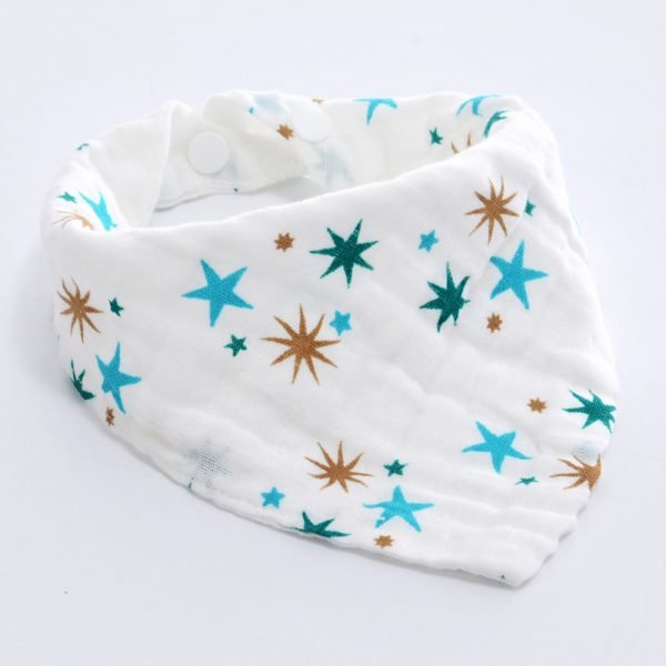 AZEOSHE Baby Bibs Boy Girl Bandana Water Absorb Bib Burp Cloth Triangle Cotton Baby Scarf Burp Baby Christmas Accessories - Image 3