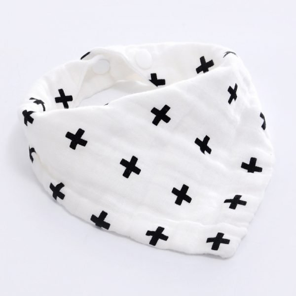 AZEOSHE Baby Bibs Boy Girl Bandana Water Absorb Bib Burp Cloth Triangle Cotton Baby Scarf Burp Baby Christmas Accessories - Image 4