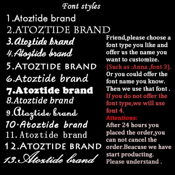 Atoztide Customized Fashion Stainless Steel Name Necklace Personalized Letter Gold Choker Necklace Pendant Nameplate Gift - Image 2