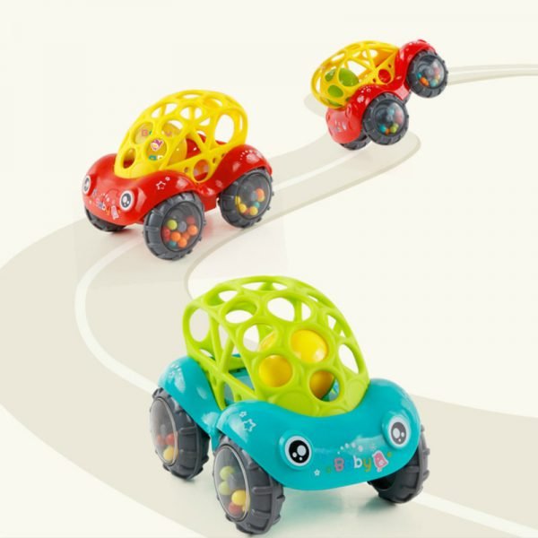 Baby Car Doll Toy  Crib Mobile Bell Rings Grip  Gutta Percha Hand Catching Ball s for  Newborn s  0-12 Months - Image 5