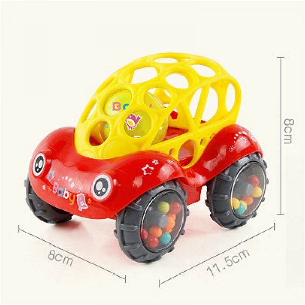 Baby Car Doll Toy  Crib Mobile Bell Rings Grip  Gutta Percha Hand Catching Ball s for  Newborn s  0-12 Months - Image 6