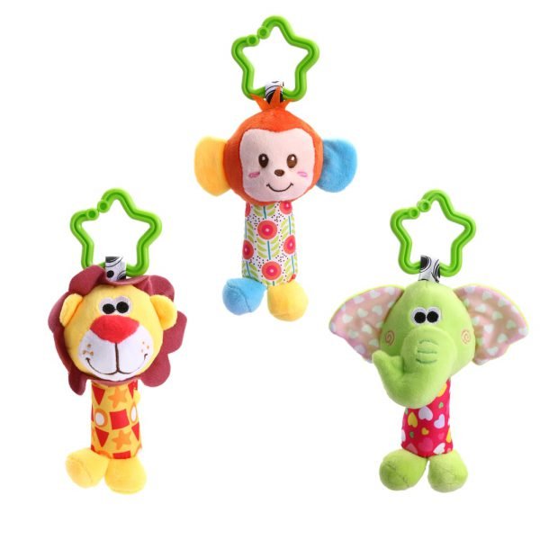 Baby Handbell Newborn Boys Girls Infant Soft Cute Animal Doll Handbells Developmental Baby Bells Toys - Image 2