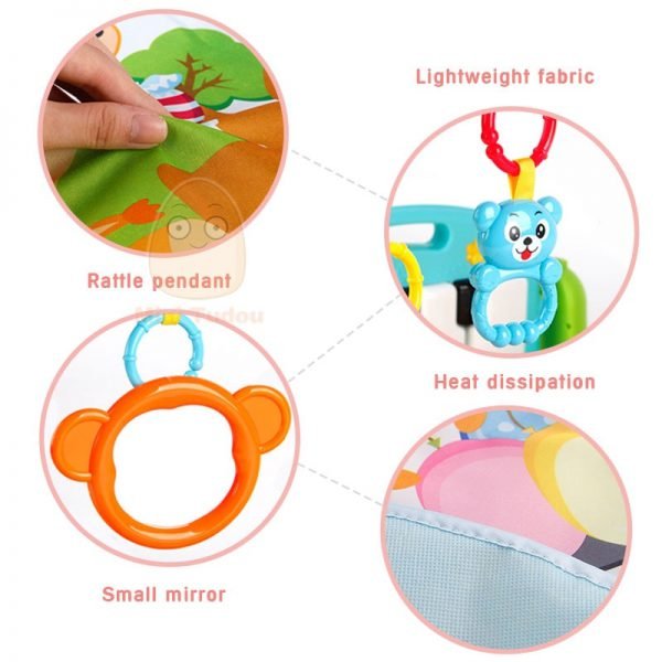 Baby Play Mat Kids Rug Educational Puzzle Carpet With Piano Keyboard And Cute Animal Playmat Baby Gym Crawling Activity Mat Toys - Image 4