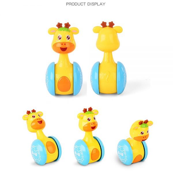 Baby Rattles Tumbler Doll Baby Toys Sweet Bell Music Roly-poly Learning Education Toys Gifts Baby Bell Baby Toys - Image 4