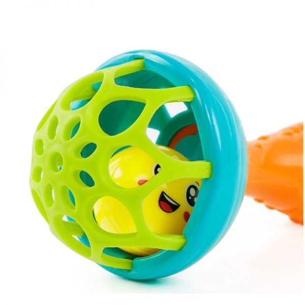 Baby Rattles toy Intelligence Grasping Gums Plastic Hand Bell Rattle Funny Educational Mobiles Toys Birthday Gifts WJ482 - Image 5