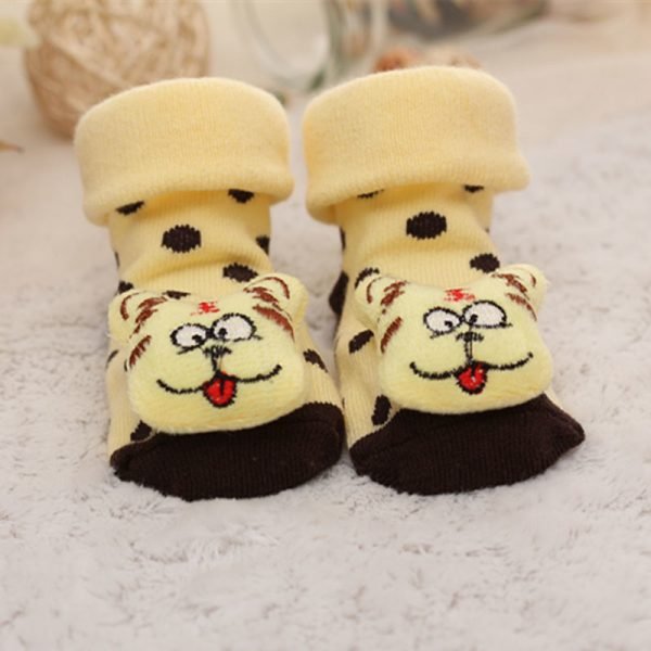 Baby socks rubber anti slip floor cartoon kids Toddlers autumn spring Fashion Animal newborn Cute 0-6-12month - Image 6