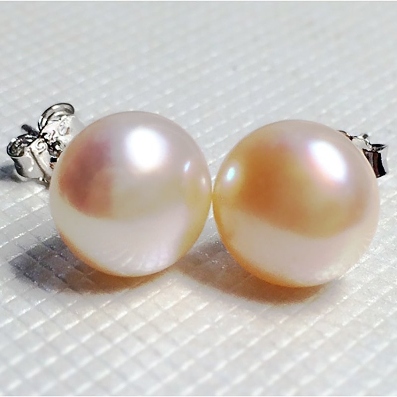 BaroqueOnly 100% Genuine Freshwater Pearl white pink purple blue Silver Stud Earrings Fashion Jewelry for Women Super Deal - Image 3