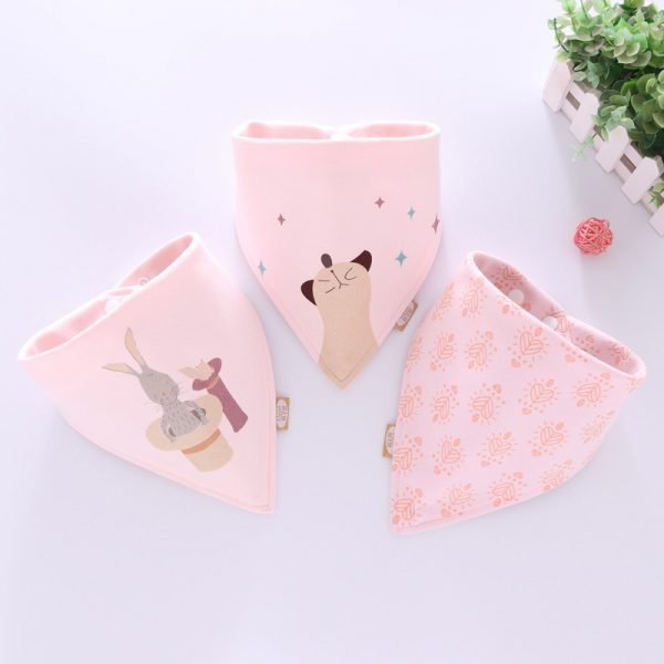 Cotton Bandana Bibs Baby Babador Feeding Smock Infant Burp Cloths Cartoon Saliva Towel Baby Eating Accessory Soft Baby Stuff - Image 2