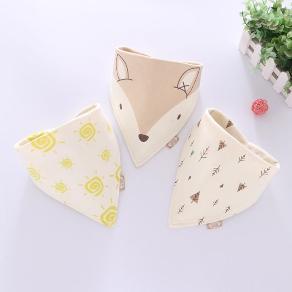 Cotton Bandana Bibs Baby Babador Feeding Smock Infant Burp Cloths Cartoon Saliva Towel Baby Eating Accessory Soft Baby Stuff - Image 3