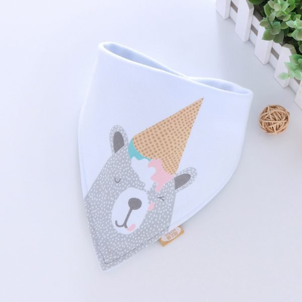 Cotton Bandana Bibs Baby Babador Feeding Smock Infant Burp Cloths Cartoon Saliva Towel Baby Eating Accessory Soft Baby Stuff - Image 5