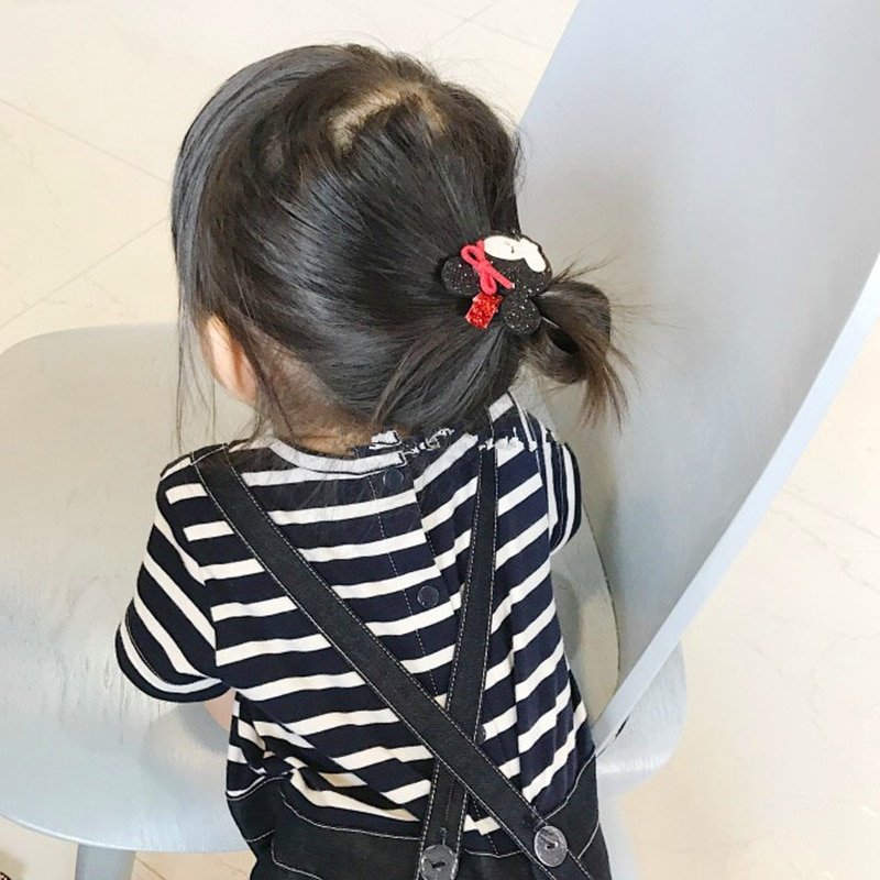 Cute children Hairpin Handmade Cartoon Minnie Mouse Ear Bowknot Wings stars hair clips Accessories kids girls Barrettes headwear - Image 5